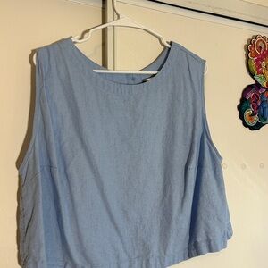 a new day Sky Blue Tank Top